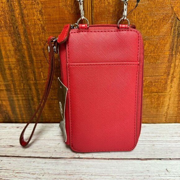 GIANI BERNINI Softy Leather Tech Crossbody Wallet - Picture 2 of 5